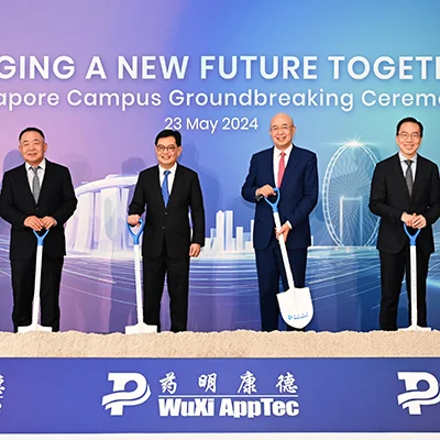 WuXi AppTec breaks ground on new site in Singapore
